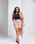 Multicolor Boucle Tweed High Shorts