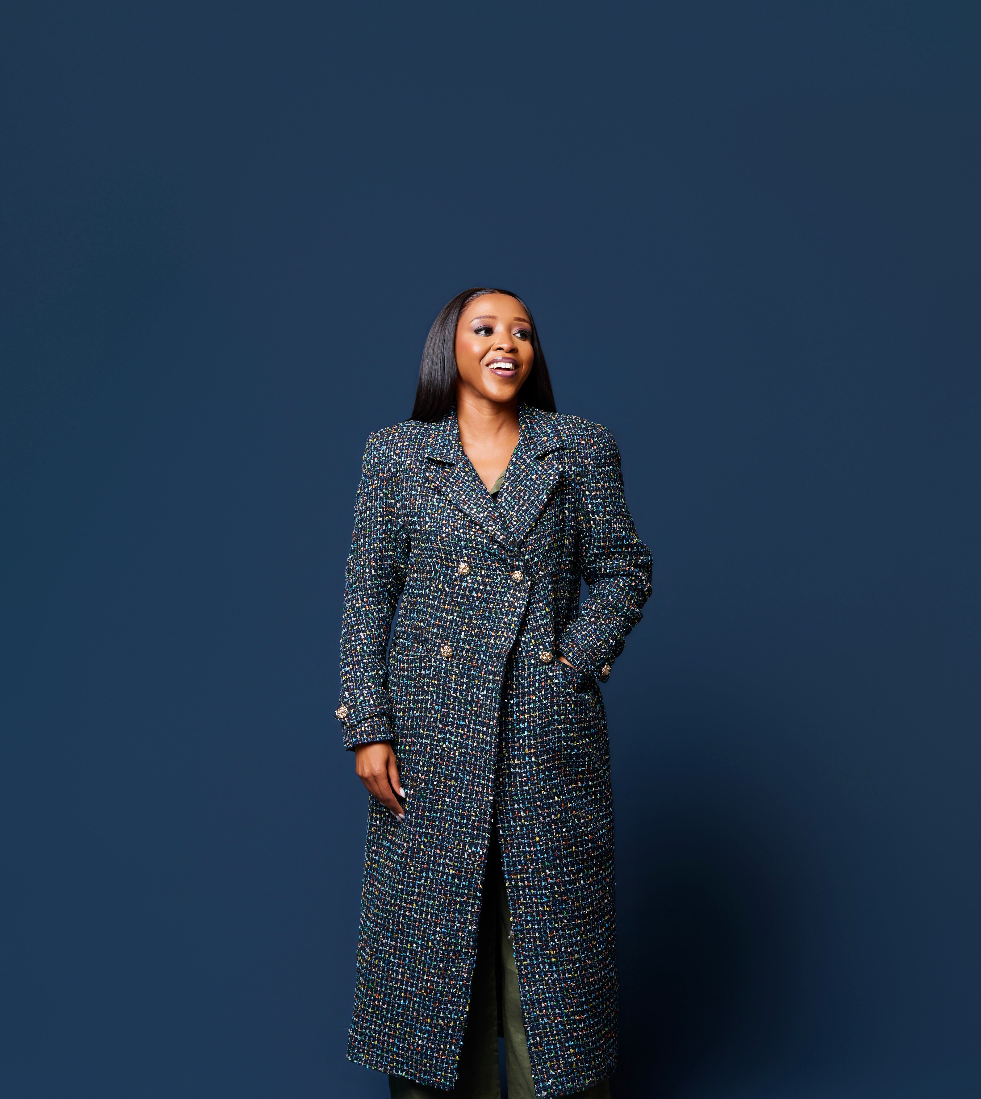 Midnight Blues Tweet Coat – Luxwearza